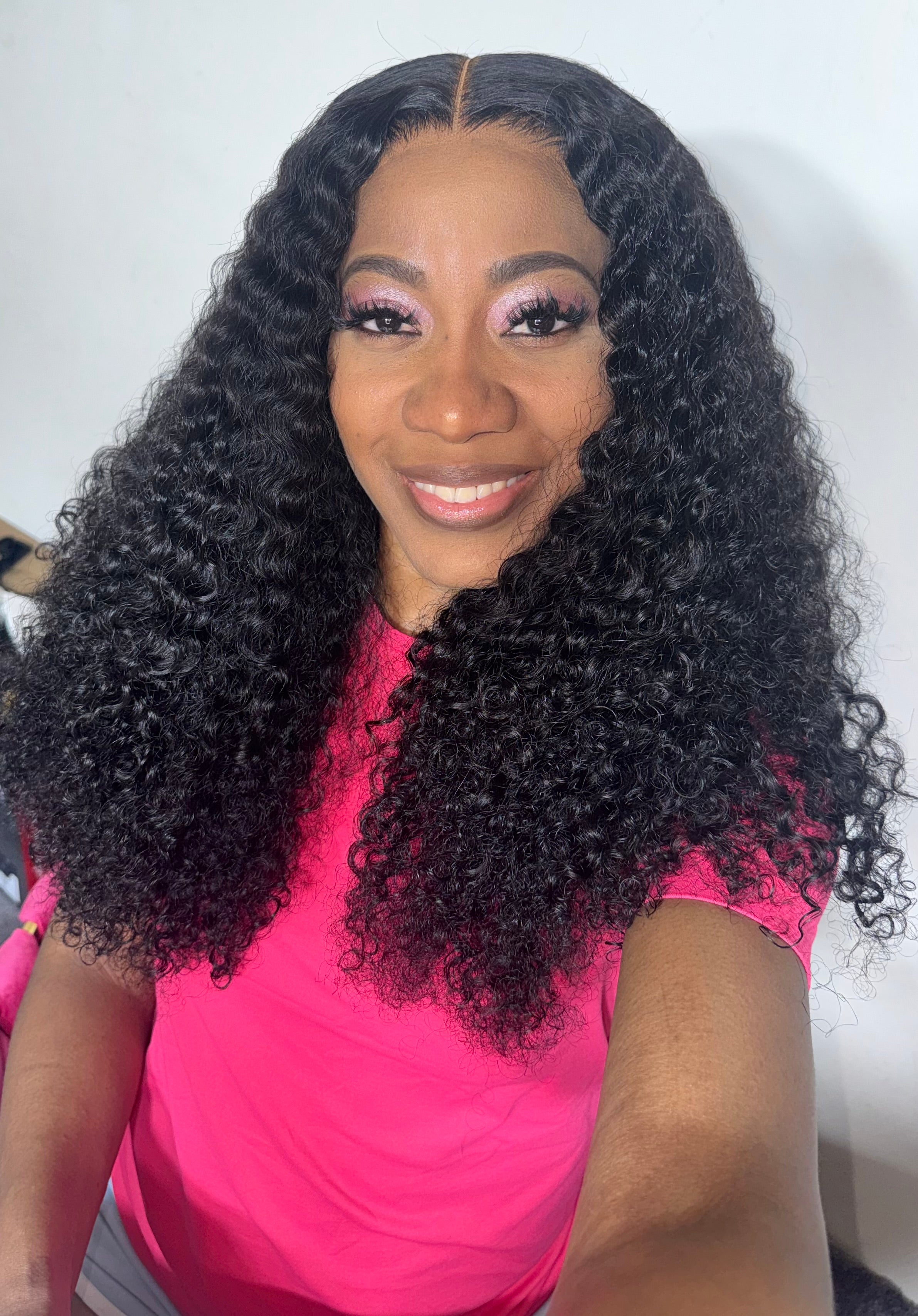 18” Burmese curly custom made wig