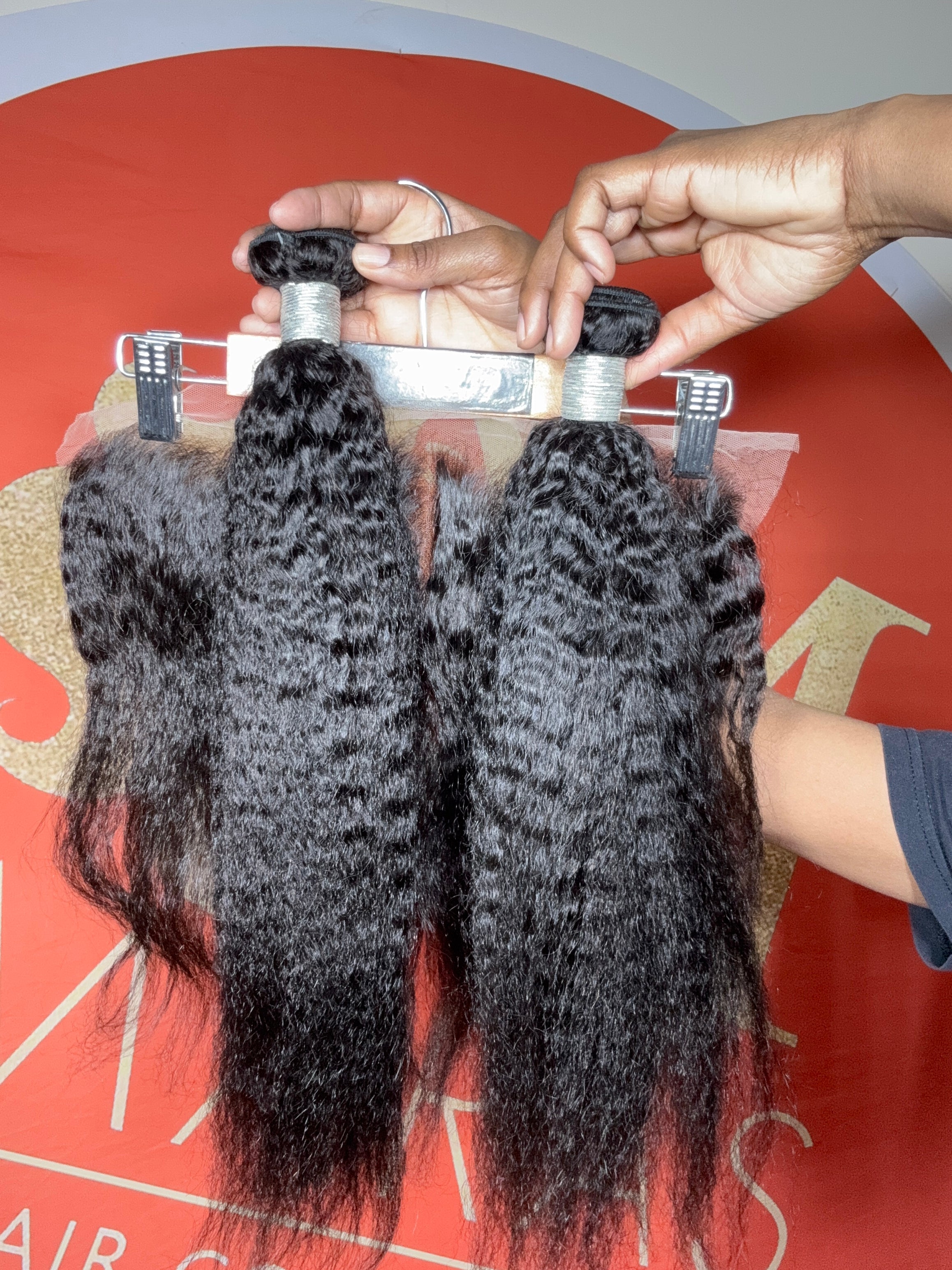 Kinky Straight 2 bundle 20”+frontal 14”