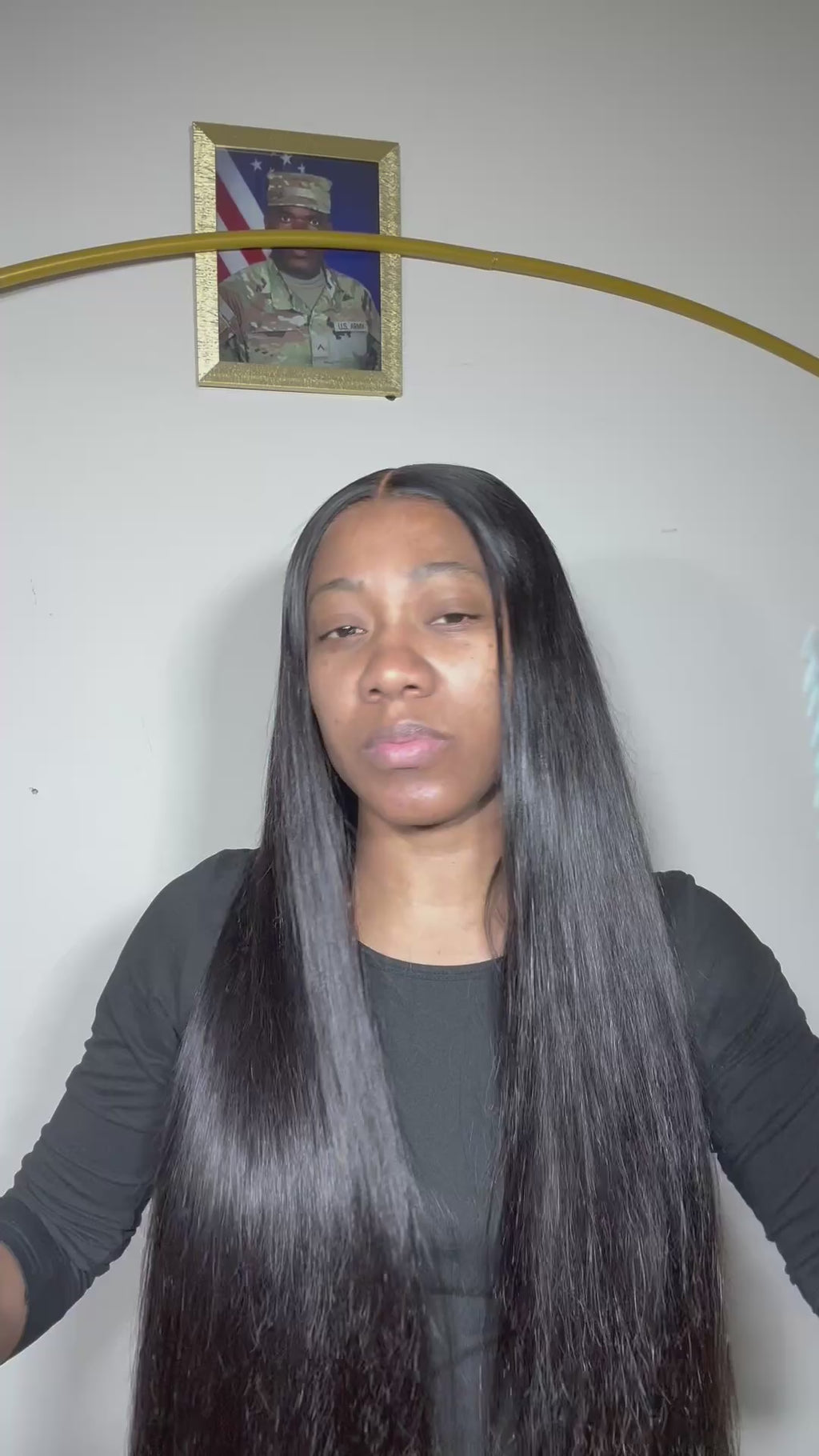 HD 5x5 Closure wig straight texture